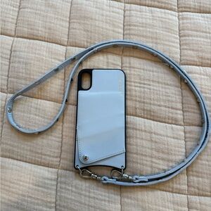 Bandolier iPhone XR - lilac Phone Case with Strap by